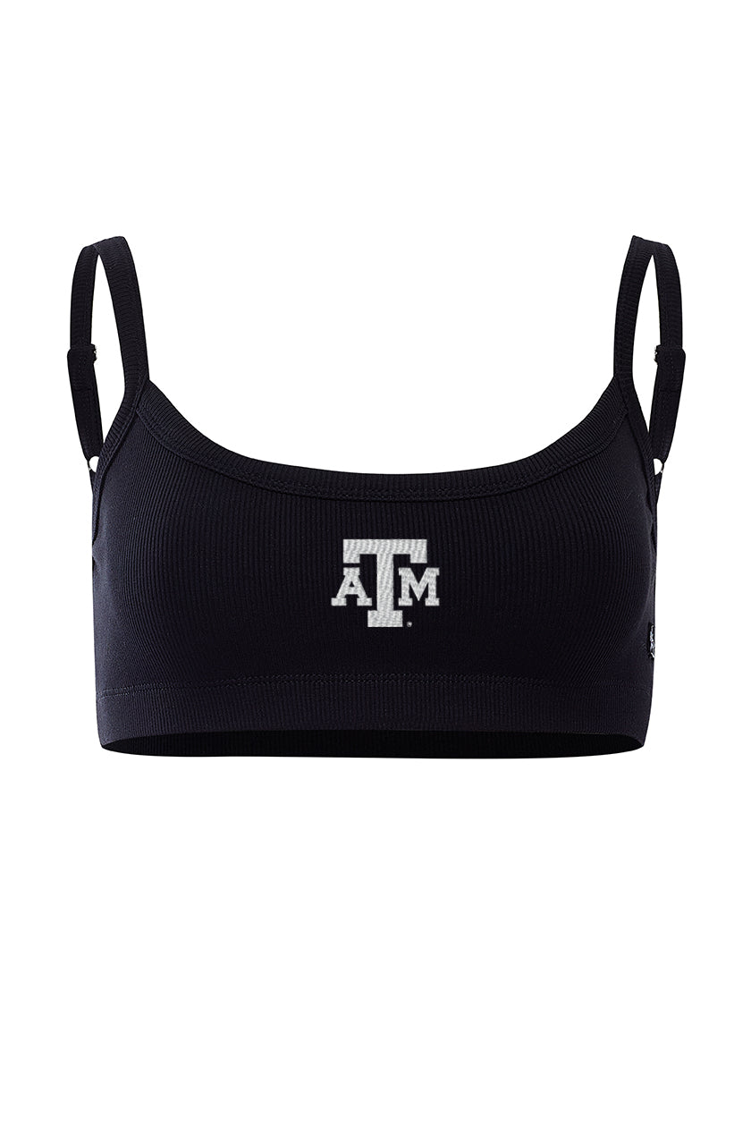 Texas A&M Rib Bra Top
