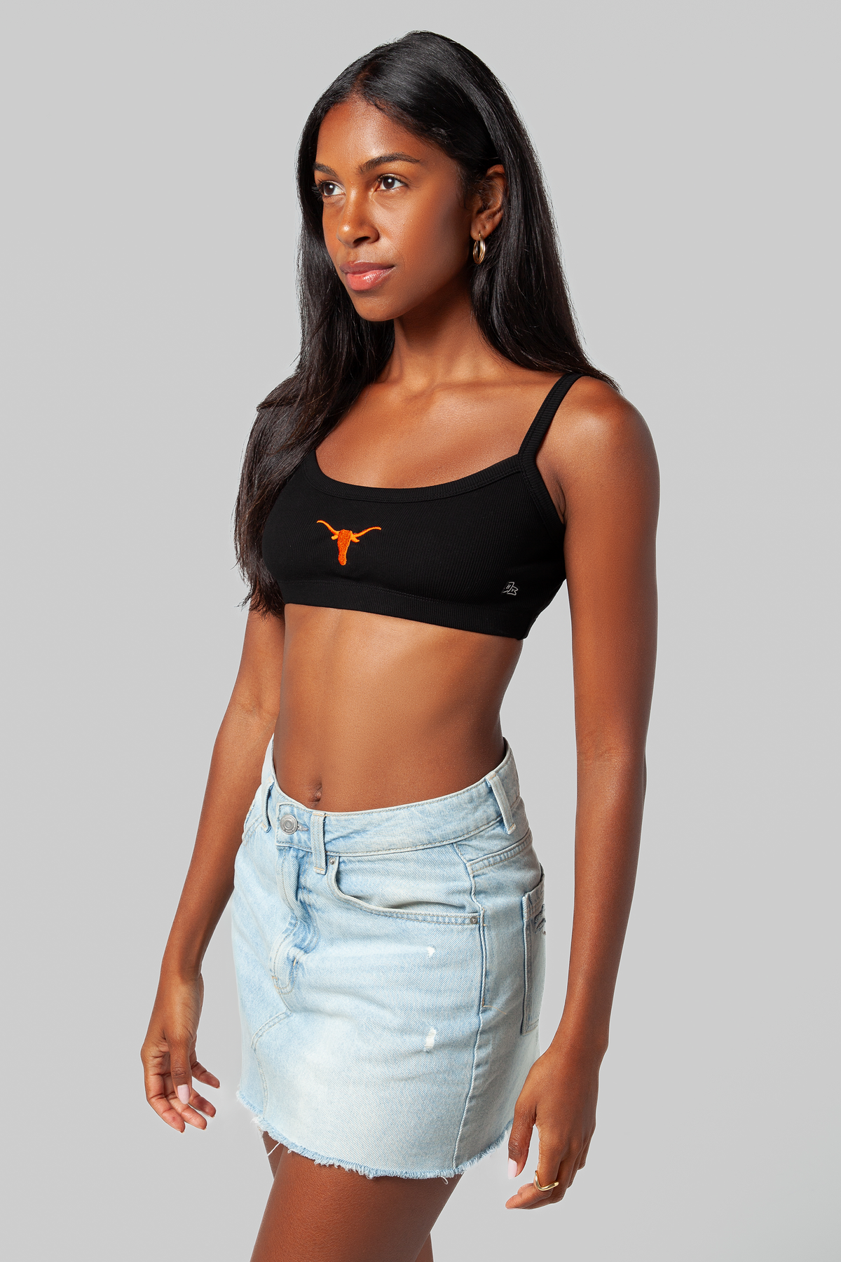 UT Austin Rib Bra Top