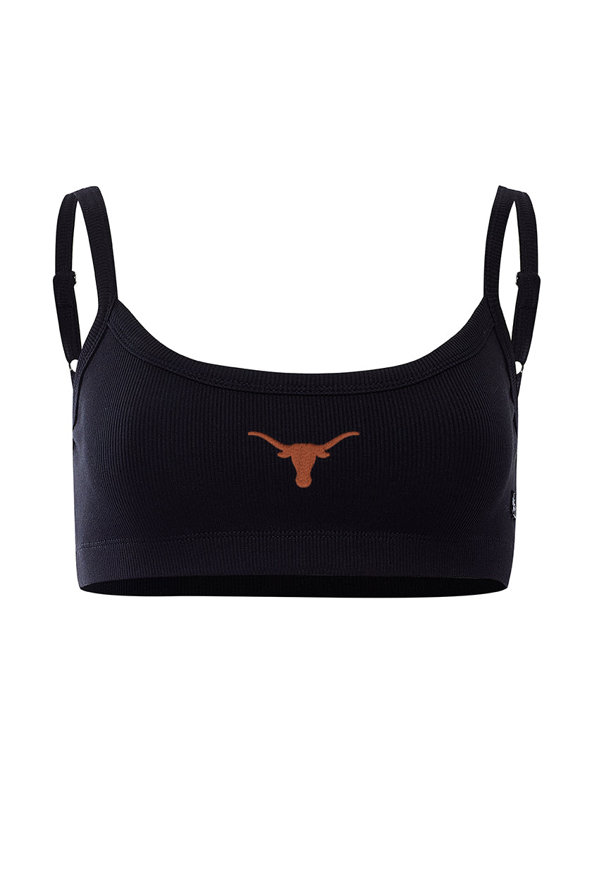 UT Austin Rib Bra Top