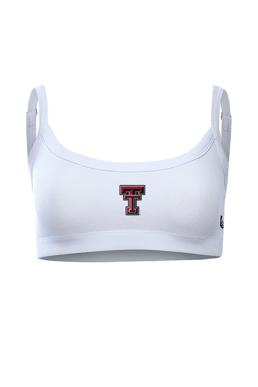 Texas Tech Rib Bra Top