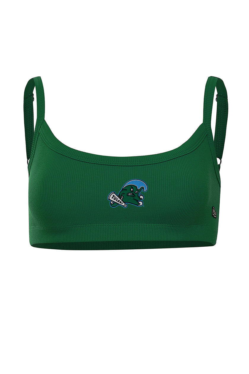 Tulane University Rib Bra Top