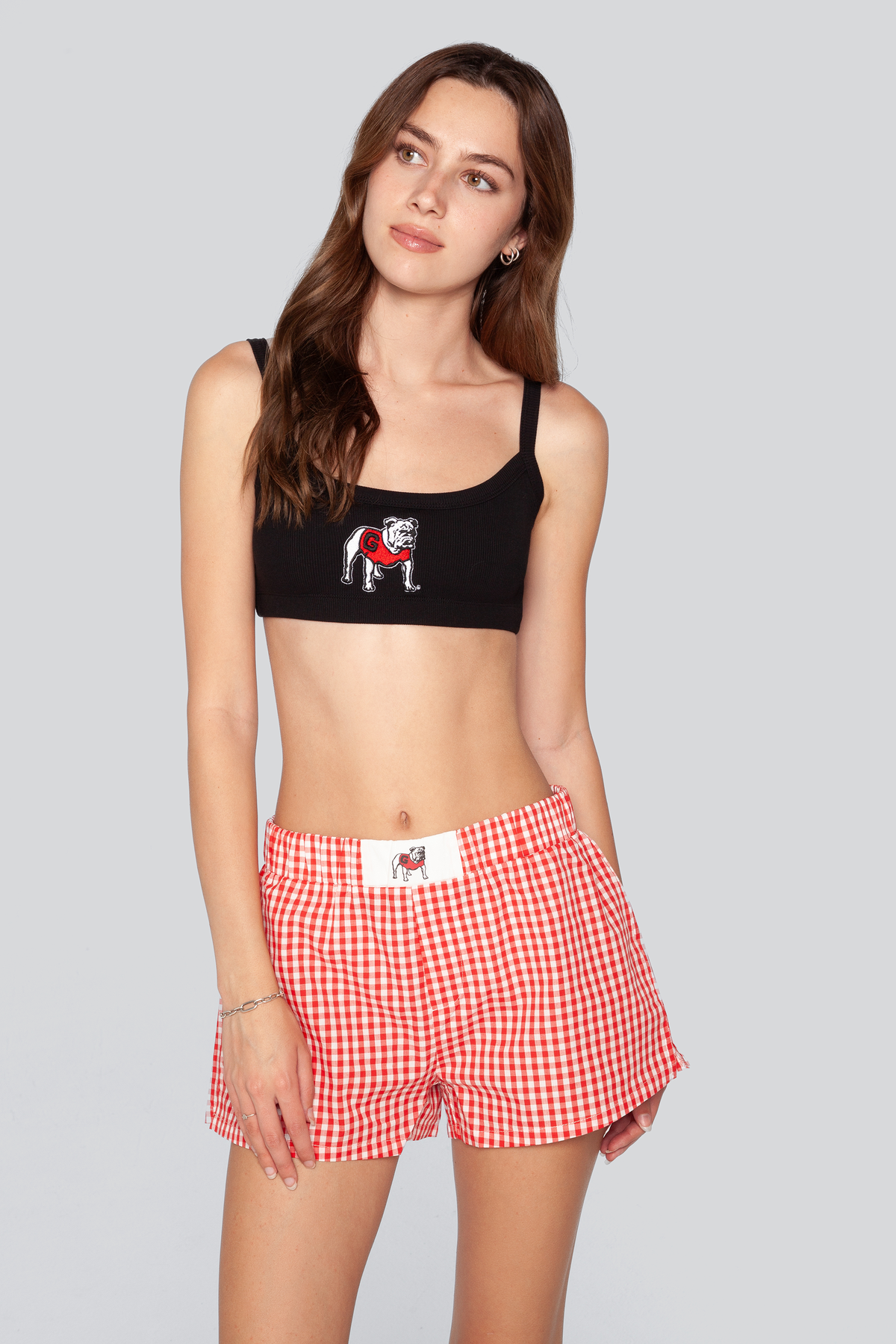 University of Georgia Rib Bra Top