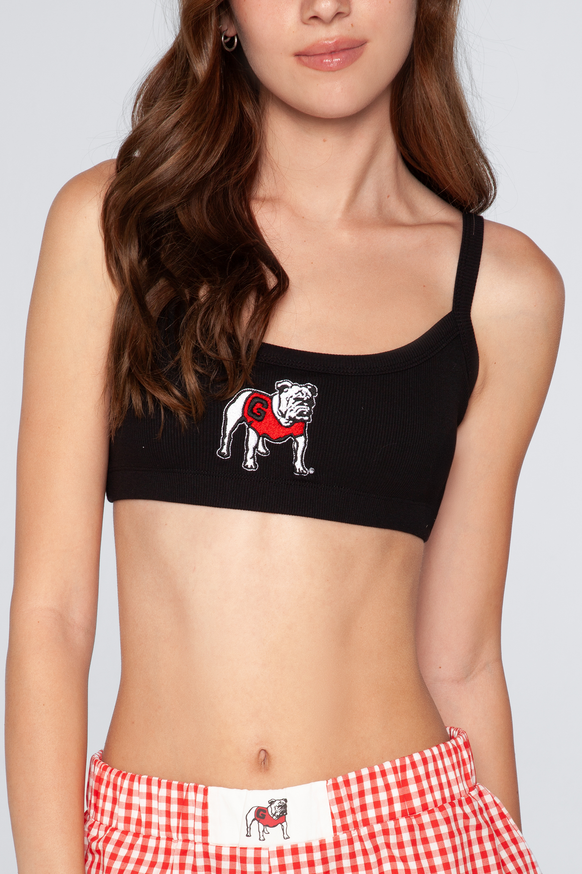 University of Georgia Rib Bra Top