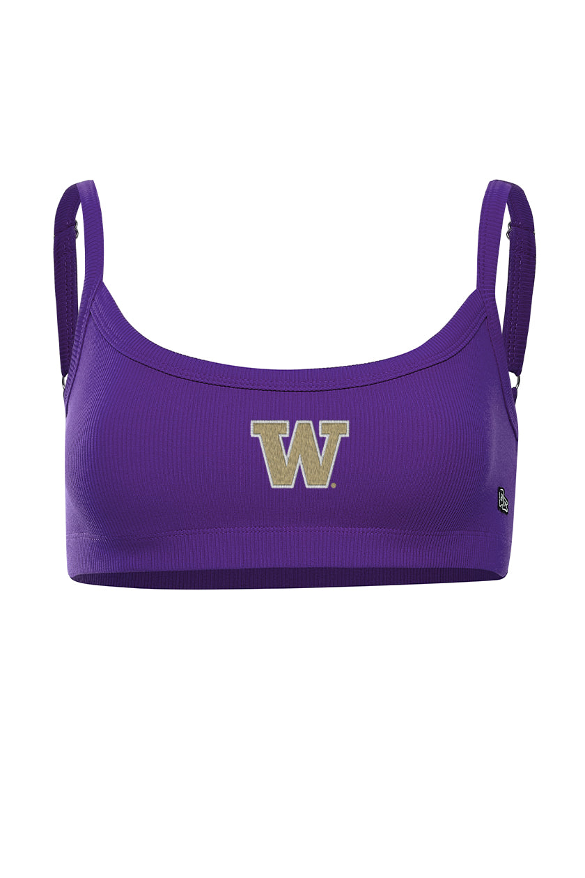 University of Washington Rib Bra Top