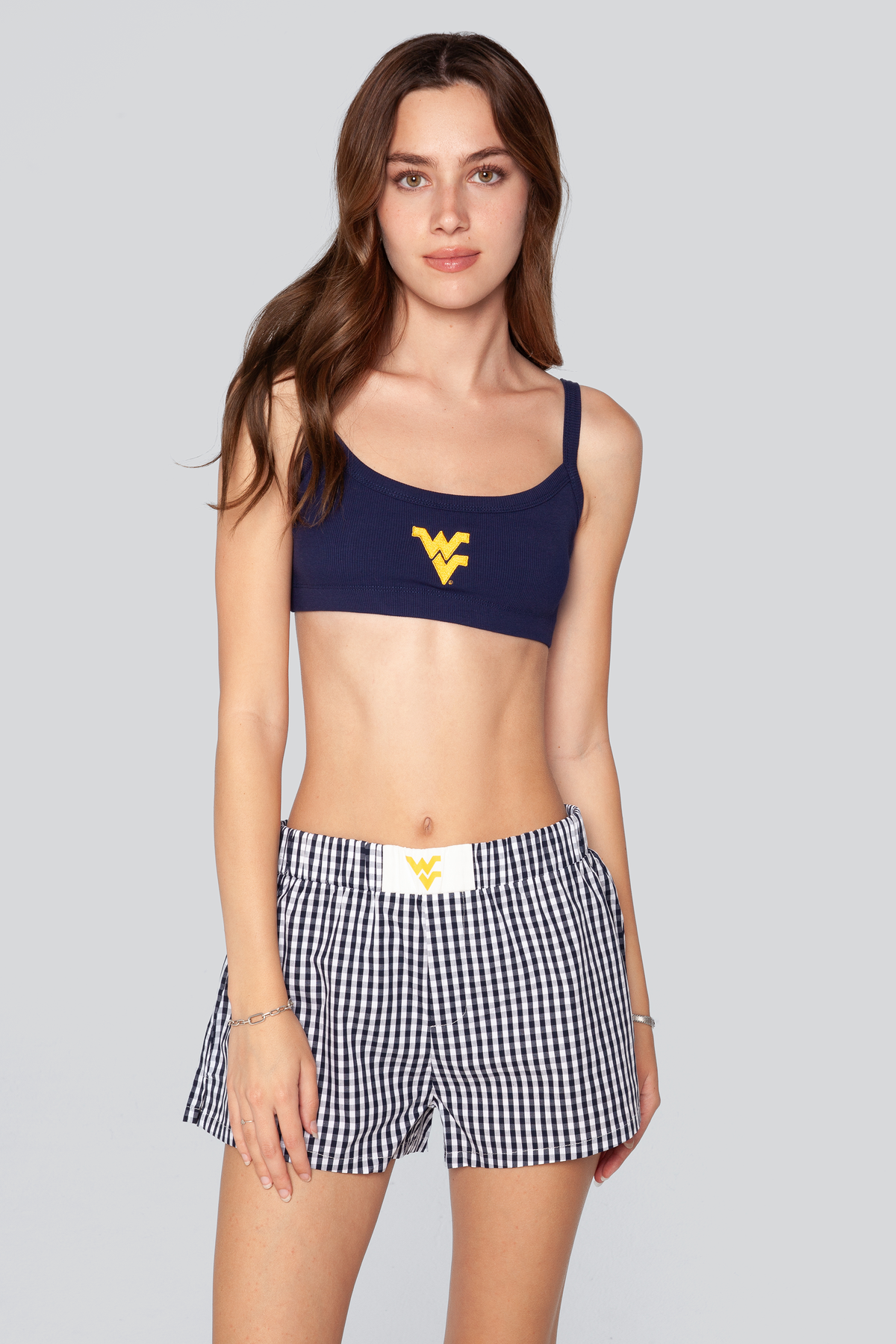 West Virginia University Rib Bra Top