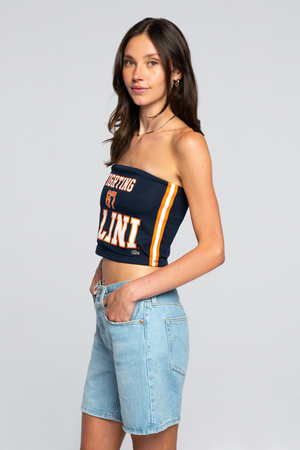 University of Illinois Jersey Tube Top