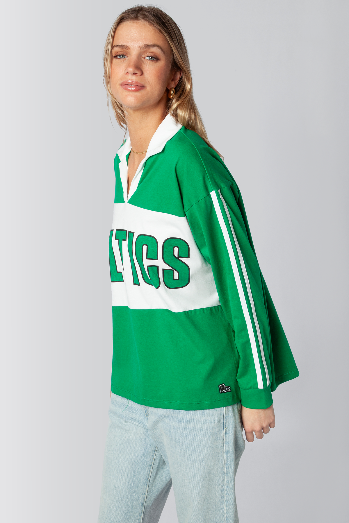 Boston Celtics Contrast Oversized Polo