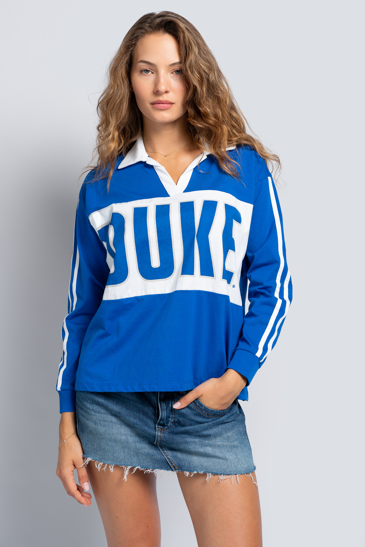 Duke Contrast Oversized Polo