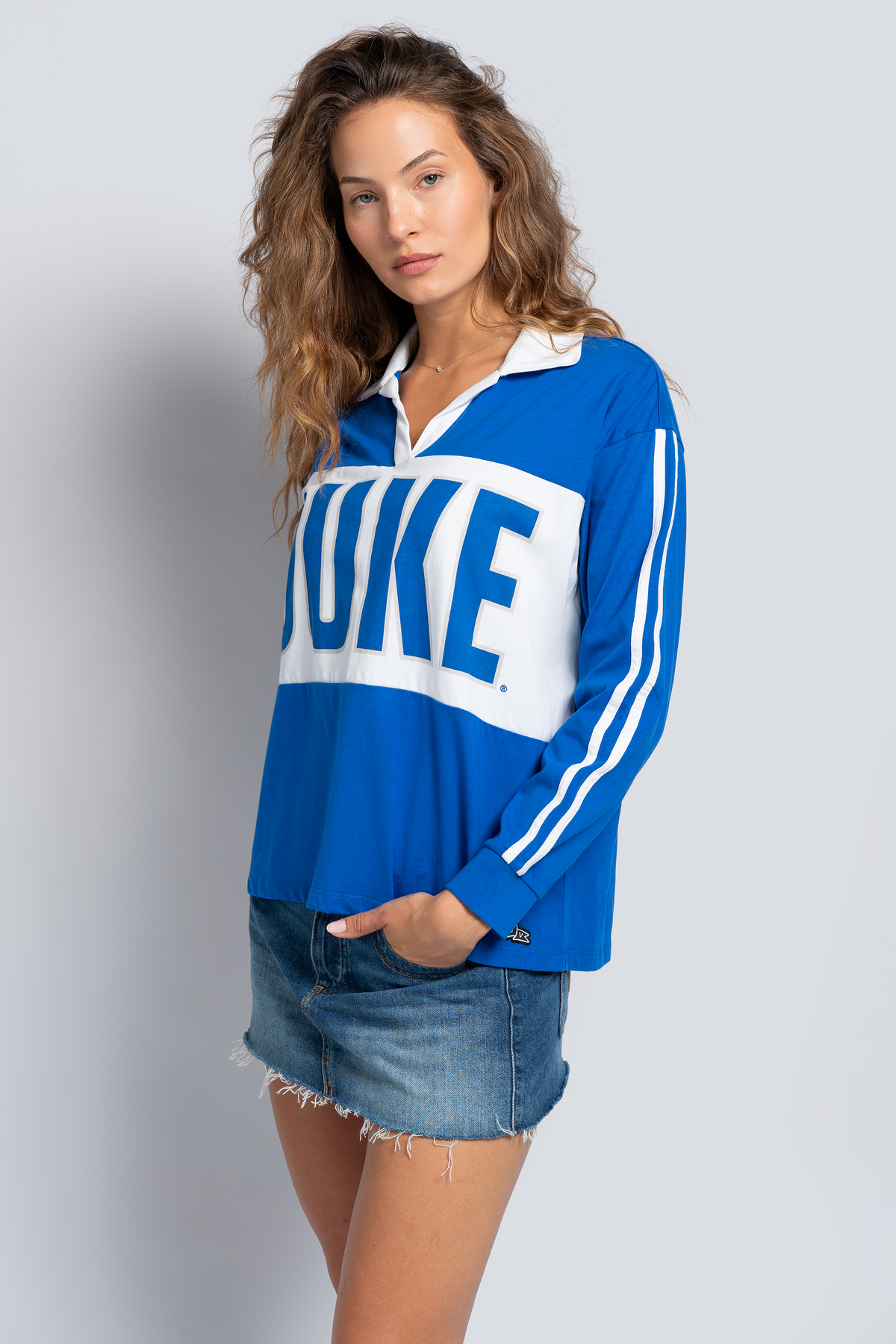 Duke Contrast Oversized Polo