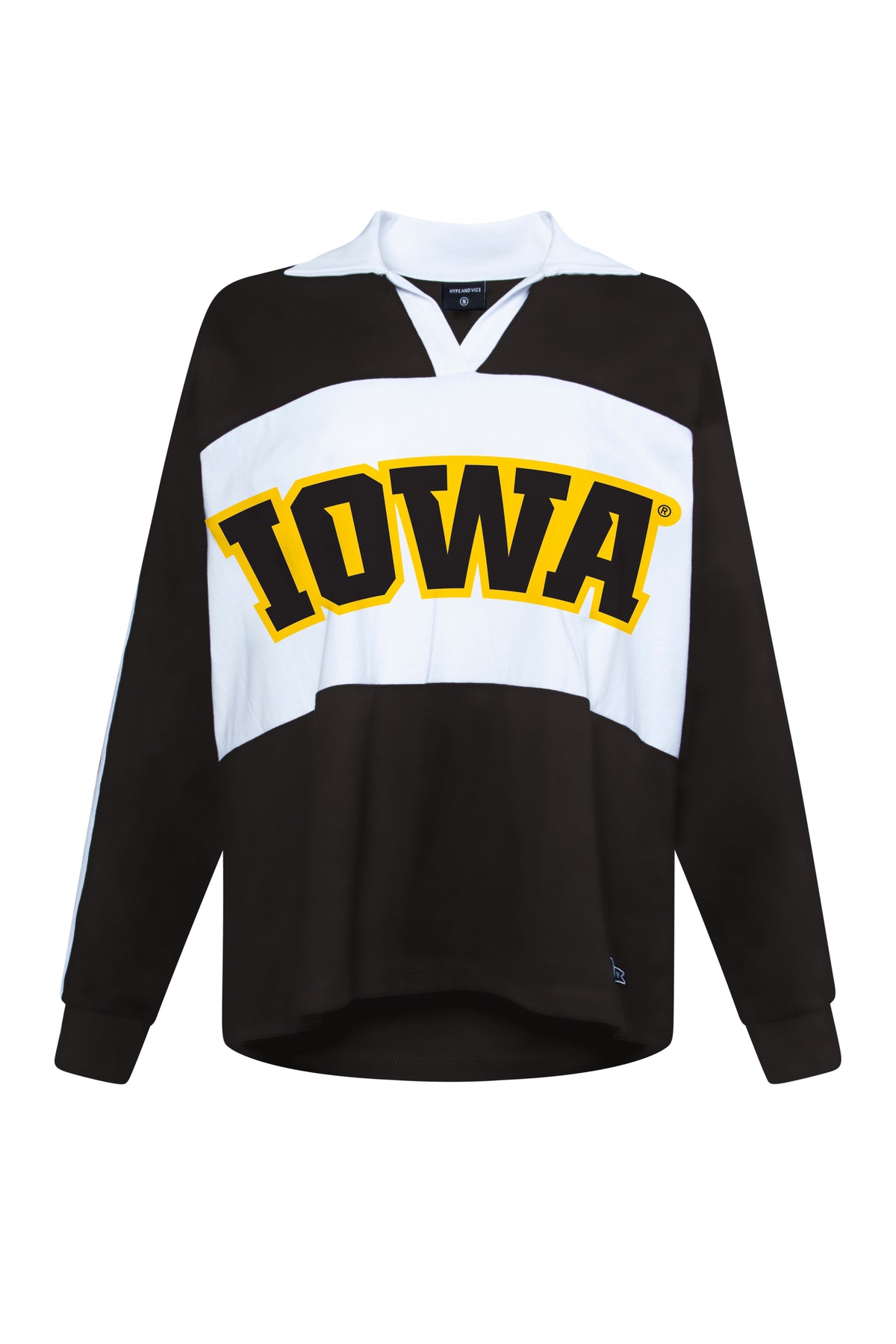 University of Iowa Contrast Oversized Polo