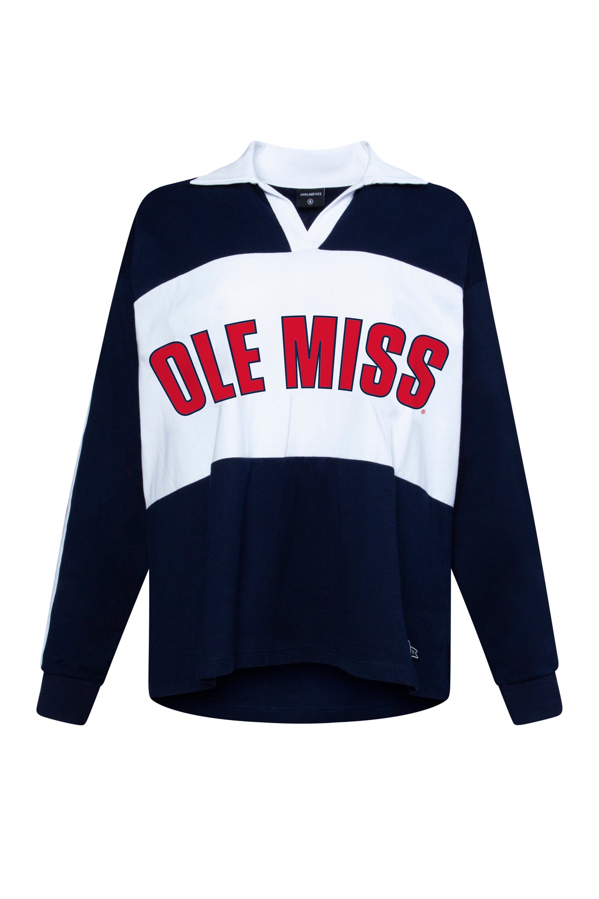 University of Mississippi Contrast Oversized Polo