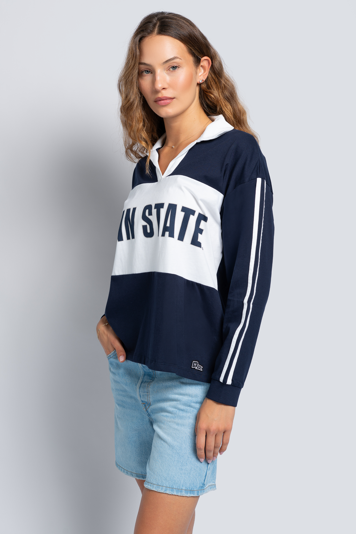 Penn State Contrast Oversized Polo