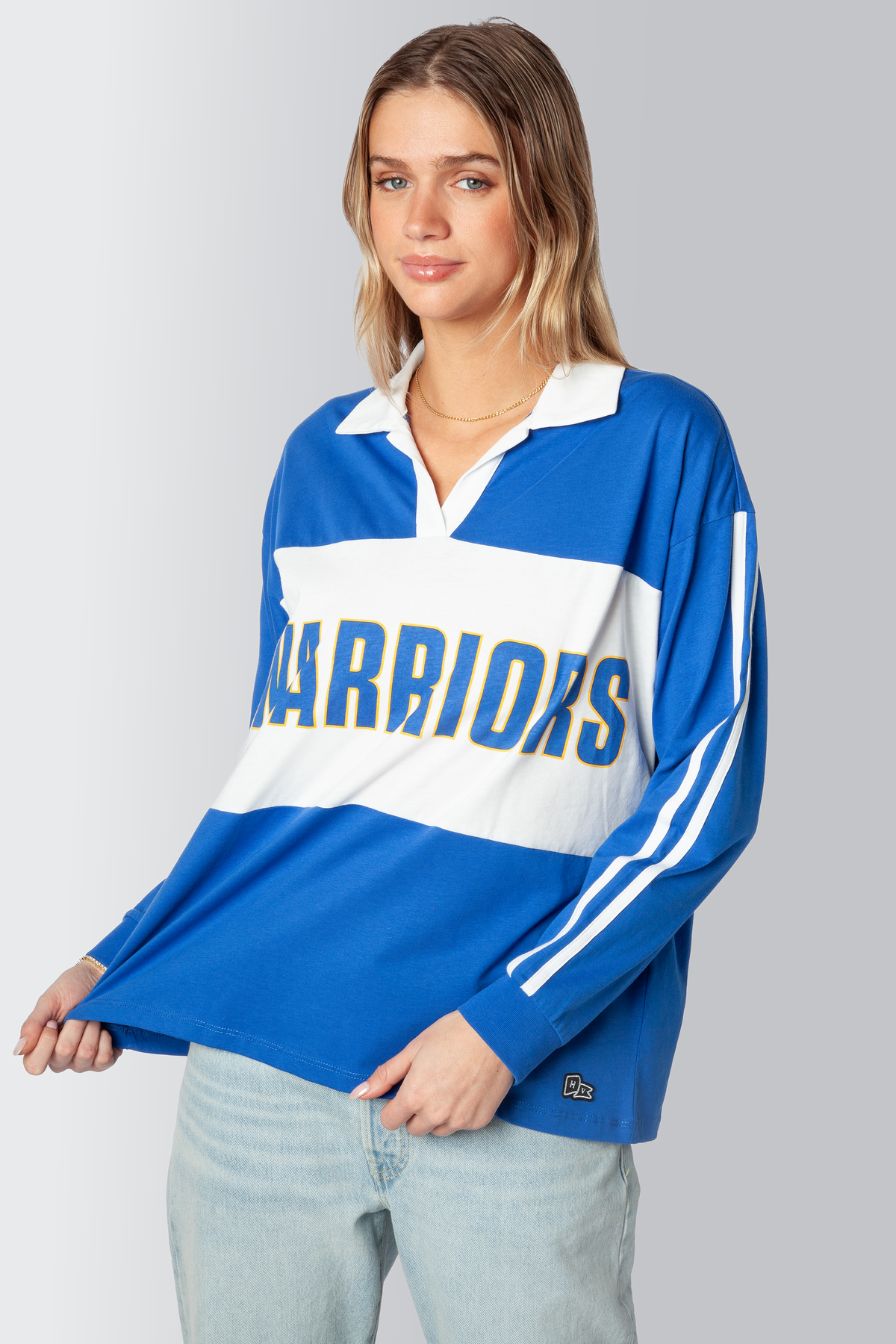 Golden State Warriors Contrast Oversized Polo