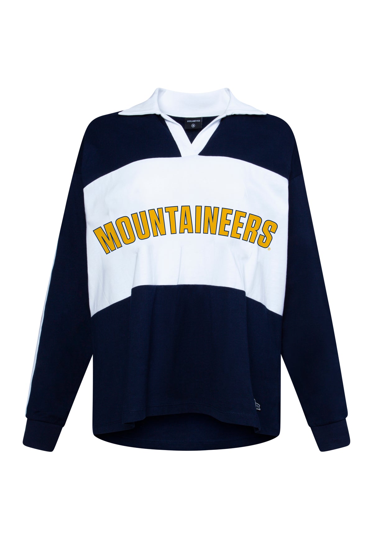 West Virginia University Contrast Oversized Polo