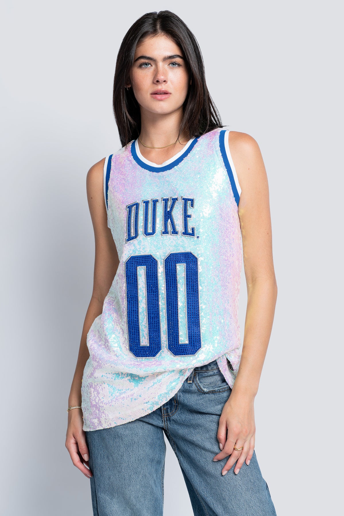 Duke Sequin Basketball Jersey