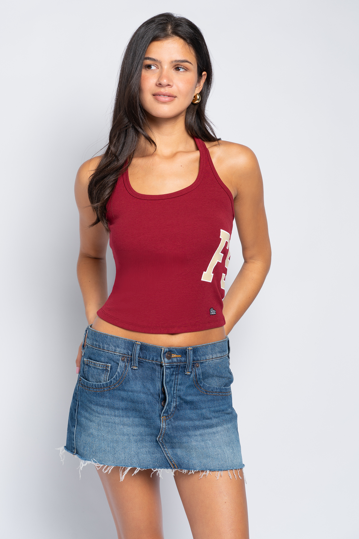 FSU Rib Halter Top