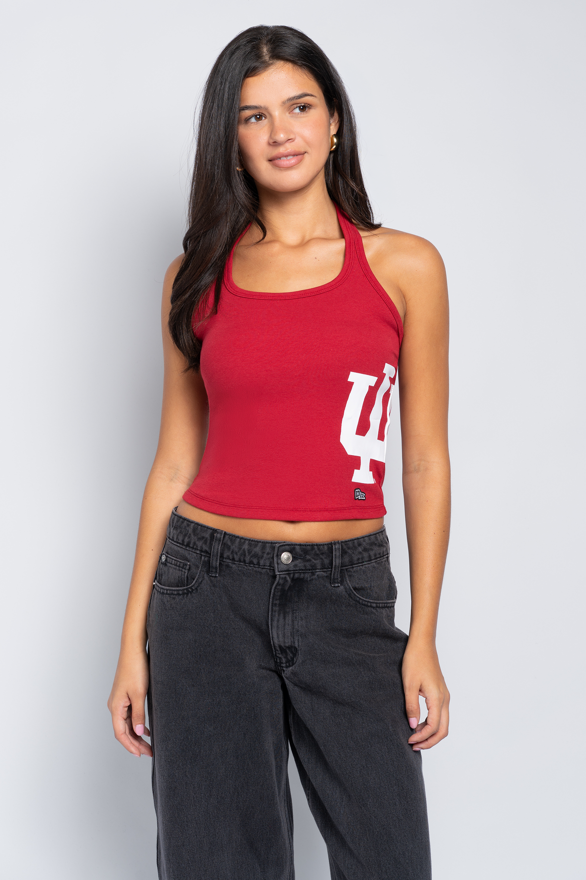 Indiana University Rib Halter Top