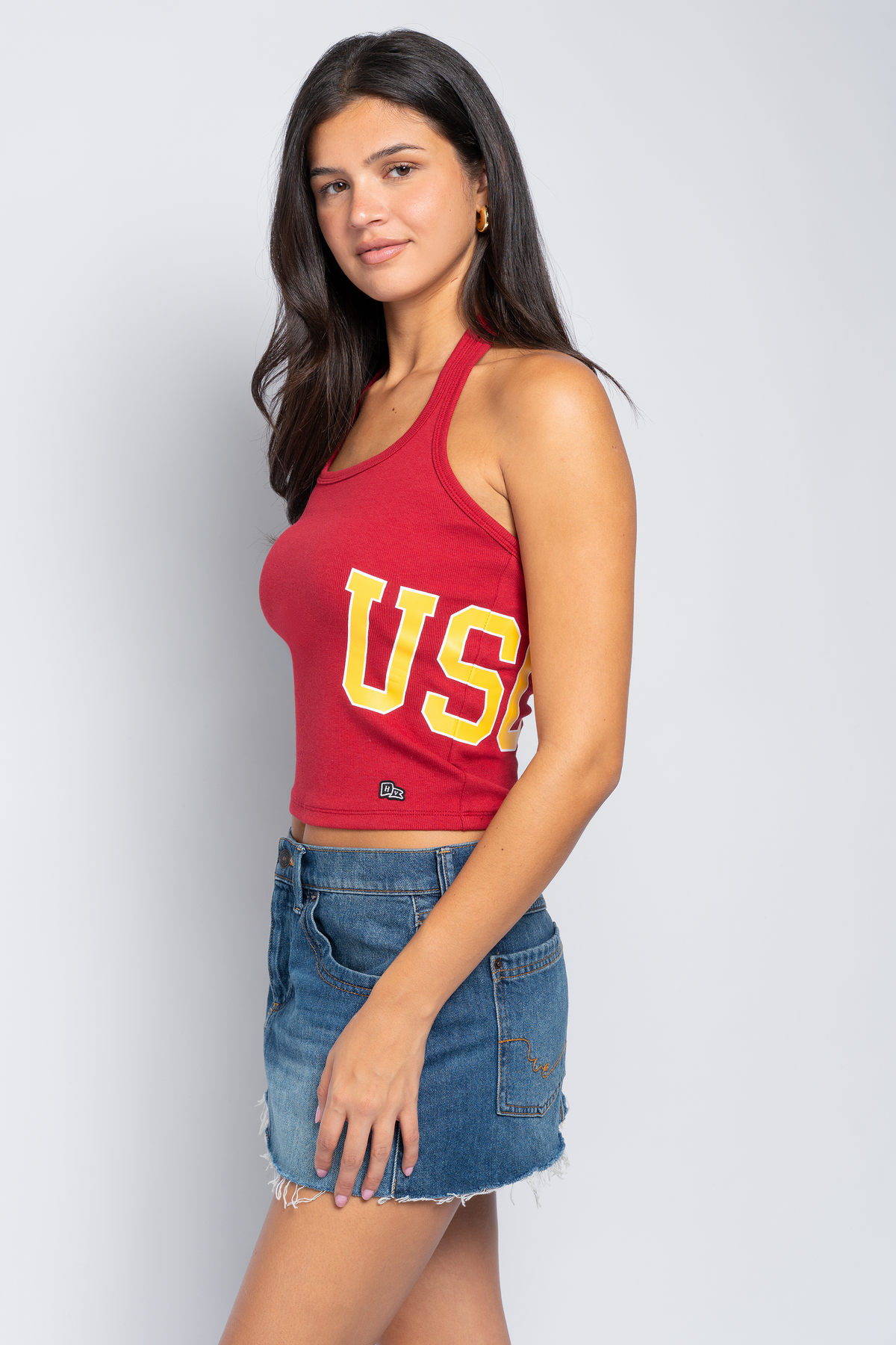 USC Rib Halter Top