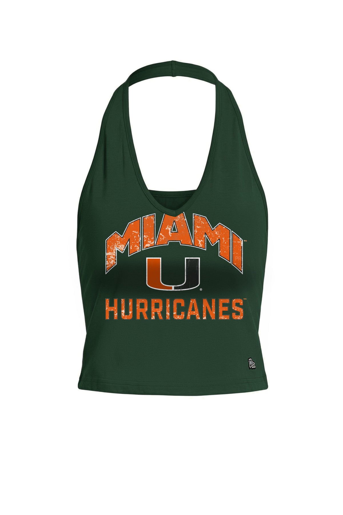 University of Miami Cheer Halter