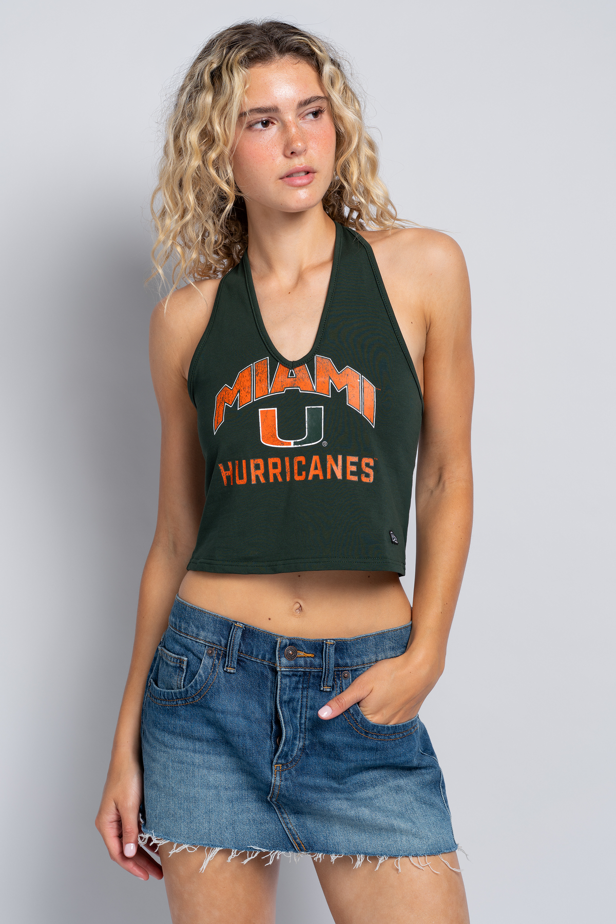 University of Miami Cheer Halter