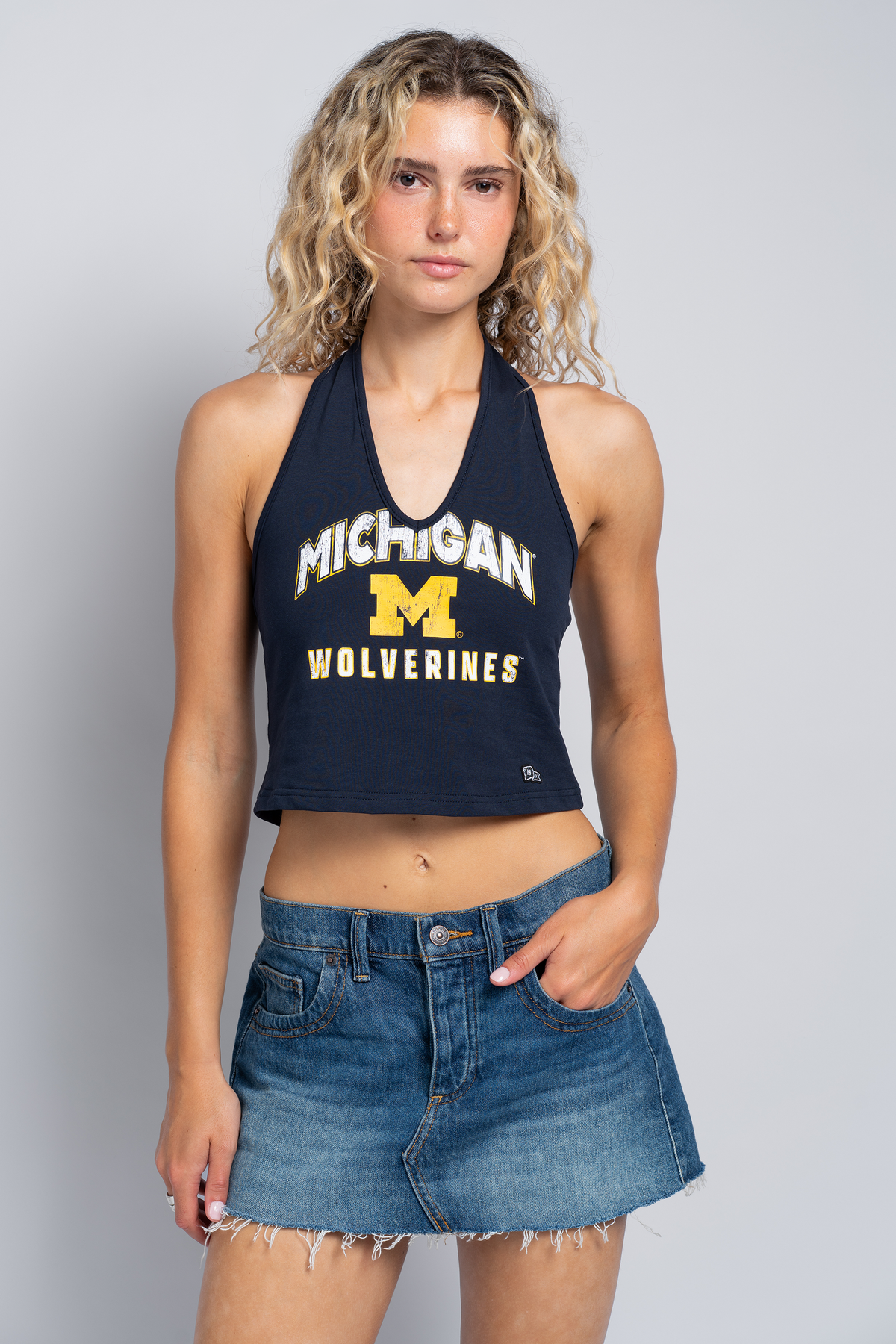 University of Michigan Cheer Halter