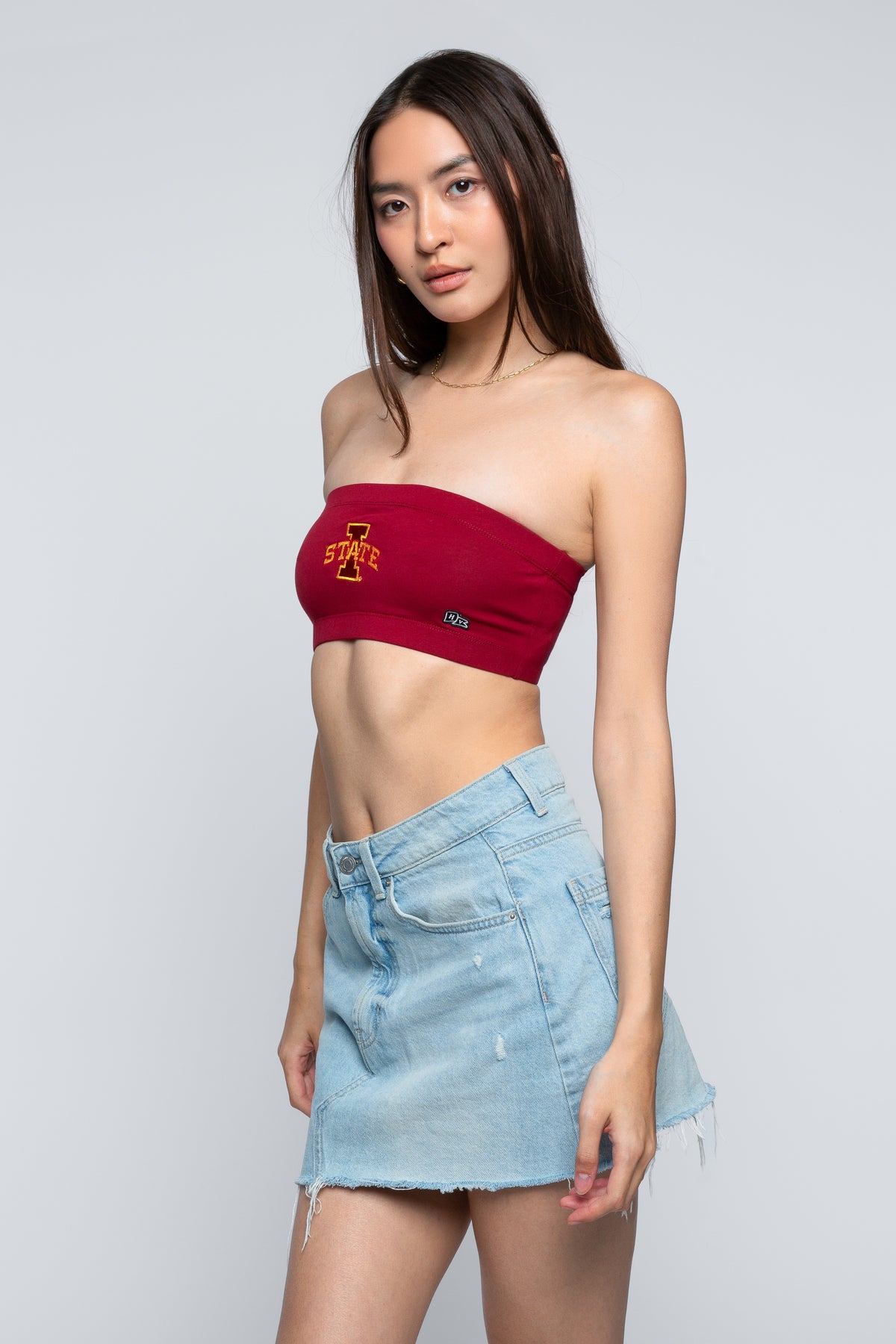 Iowa State Bandeau Top