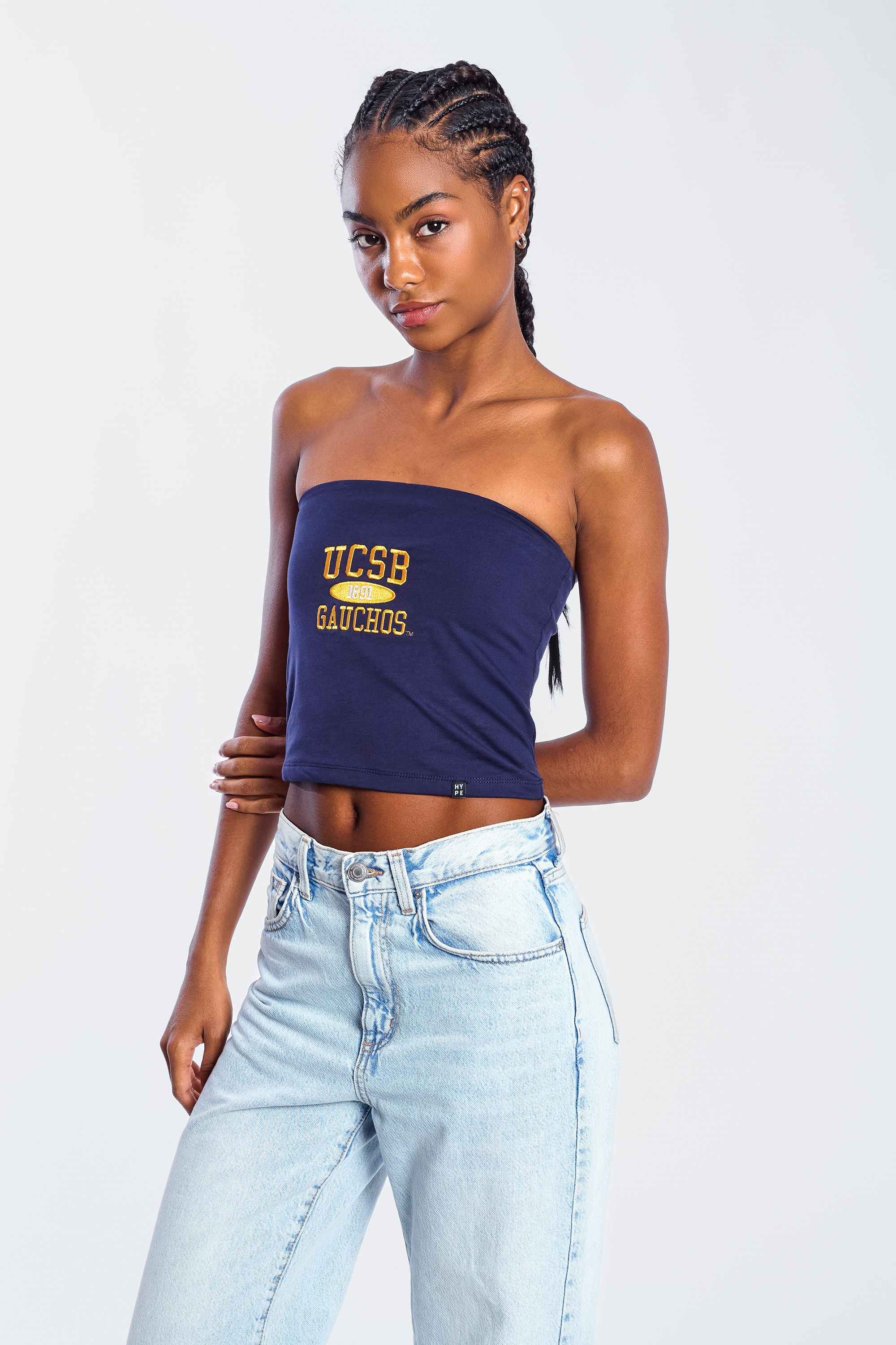 babylclub 24SS Gold studs top トップス UCSB Tube Top