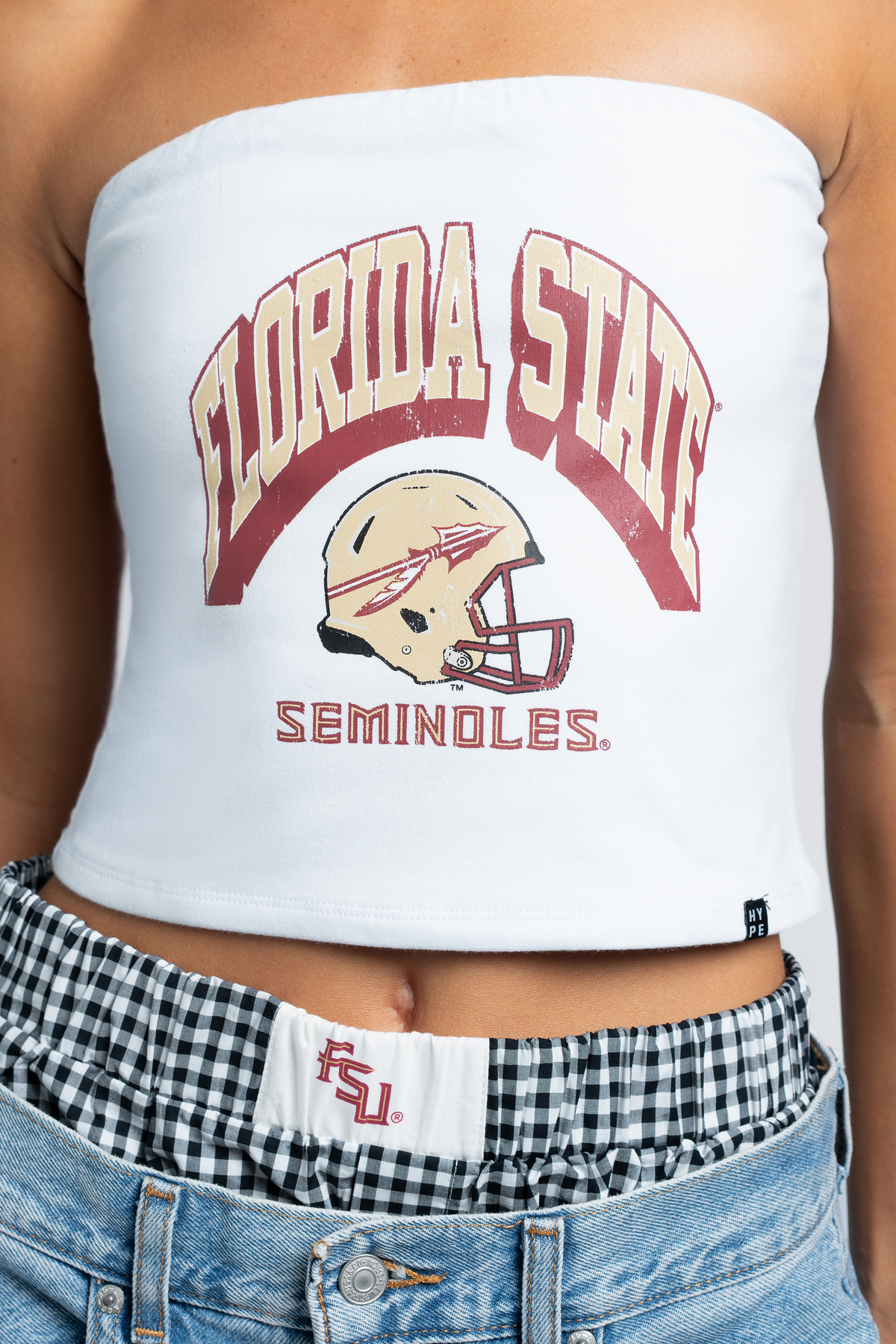FSU Gameday Gingham Shorts