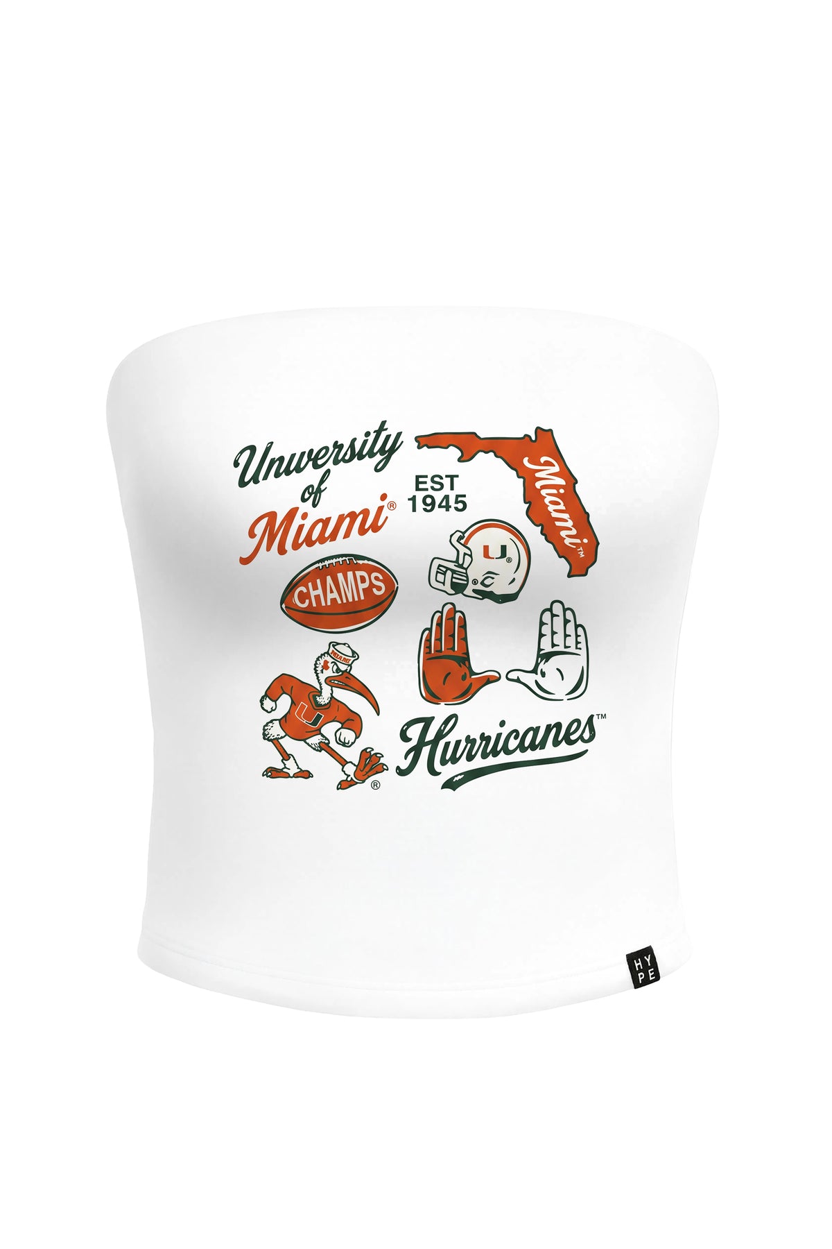 University of Miami Tube Top