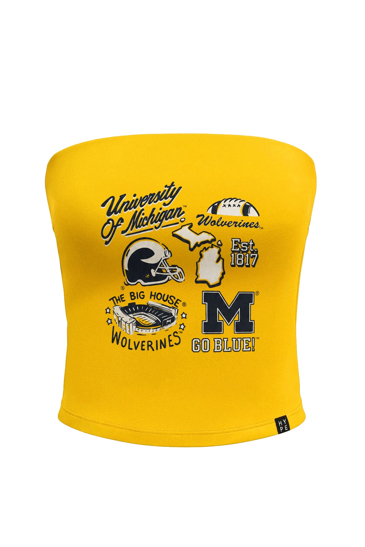University of Michigan Tube Top