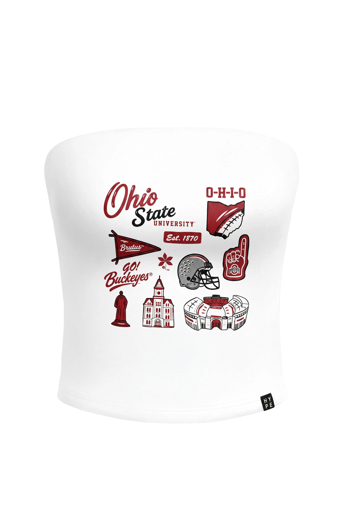 Ohio State Tube Top