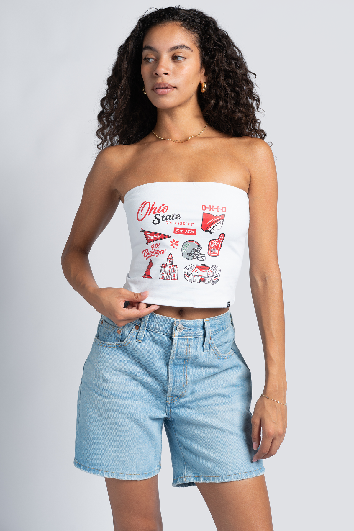 Ohio State Tube Top