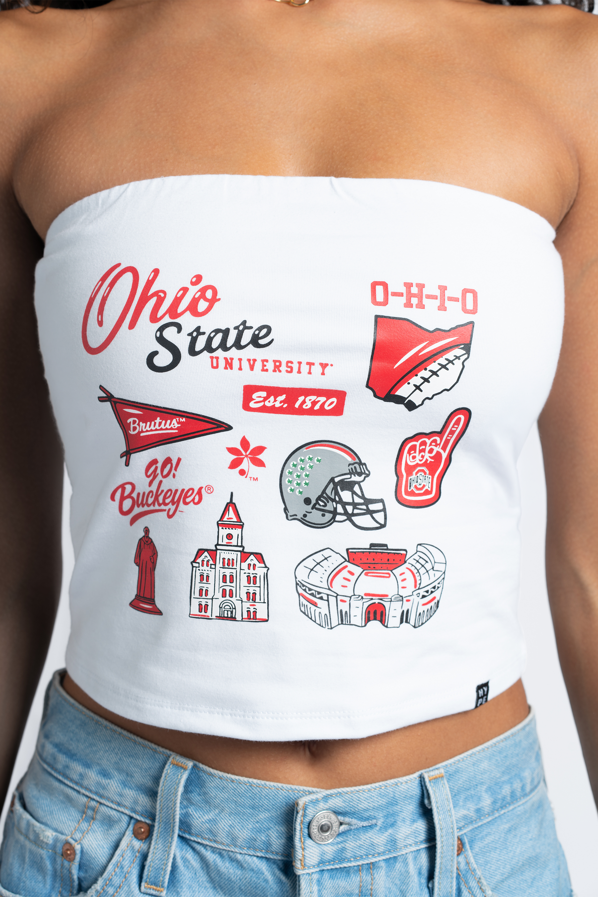 Ohio State Tube Top