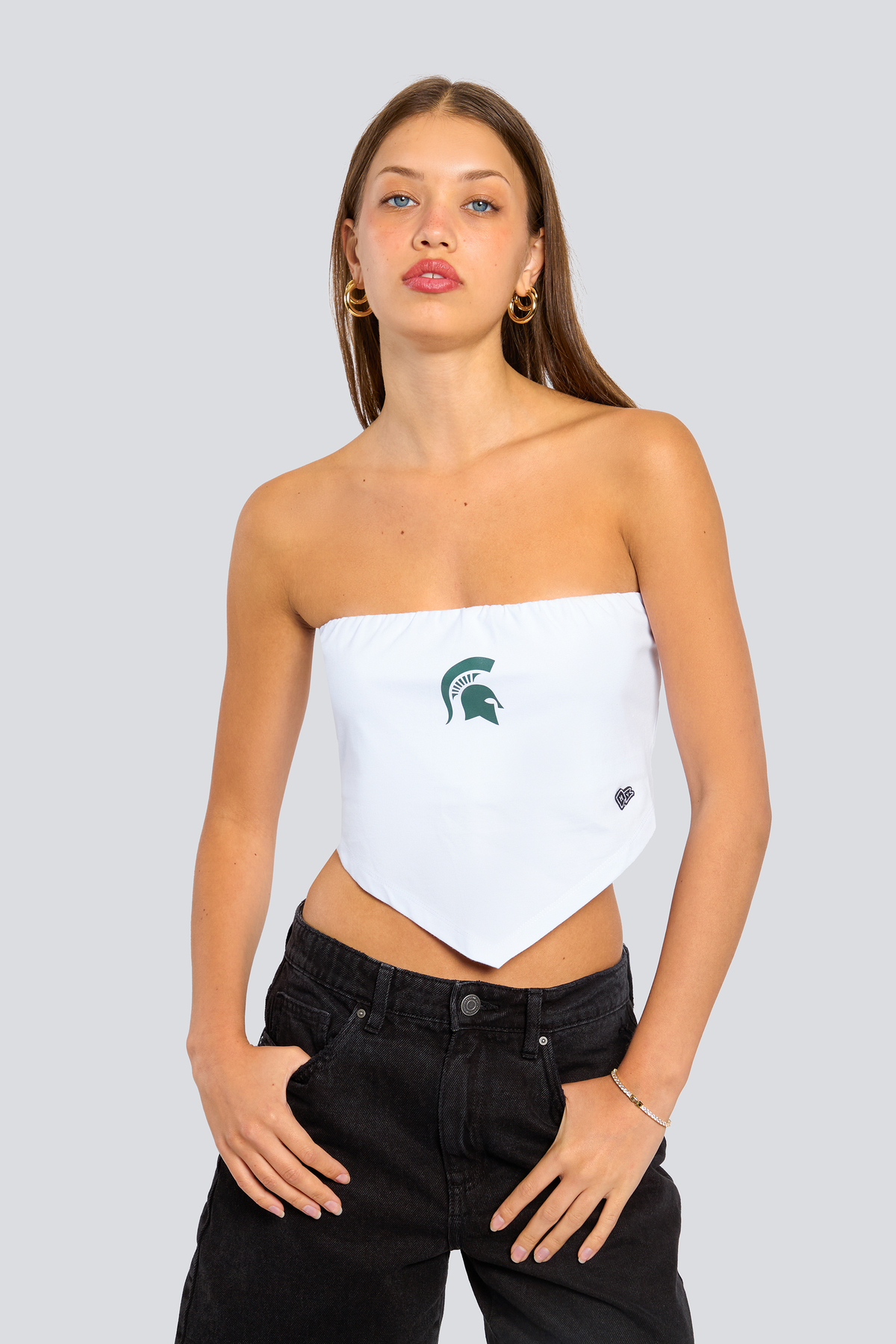 Michigan State Bandana Top