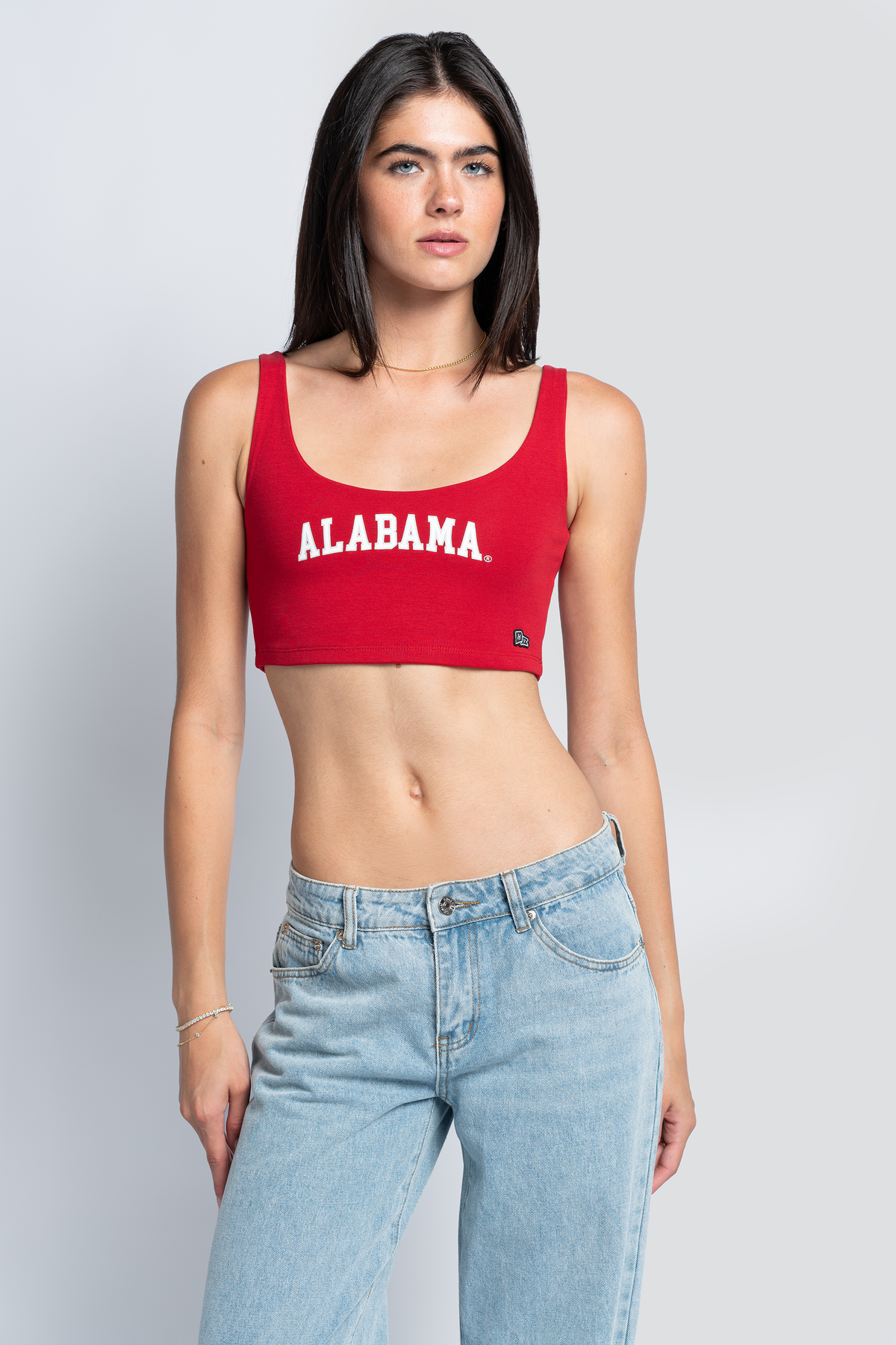 University of Alabama Scoop Neck Crop Top