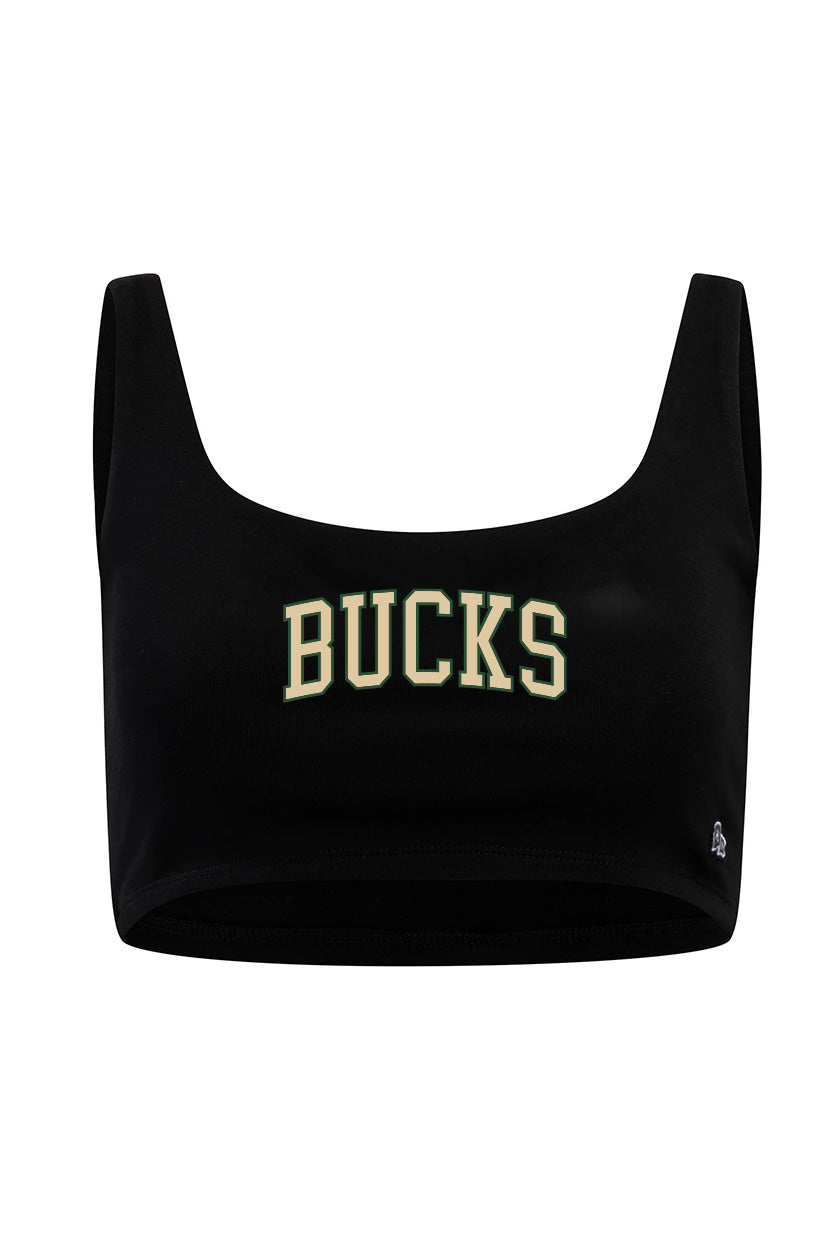 Milwaukee Bucks Scoop Neck Crop Top