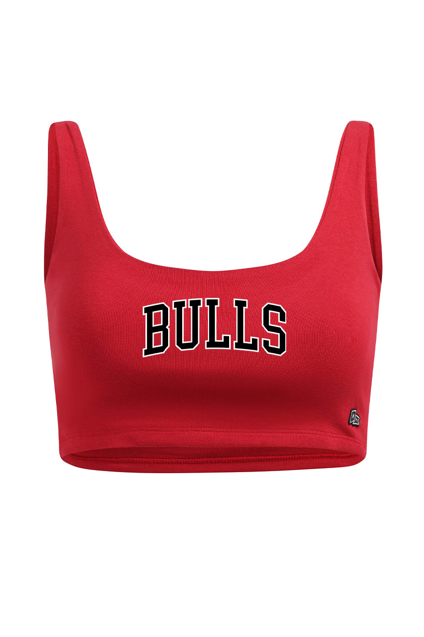 Chicago Bulls Scoop Neck Crop Top