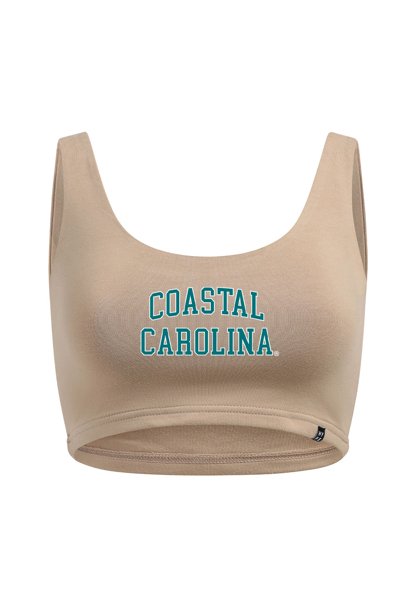 Coastal Carolina University Scoop Neck Crop Top