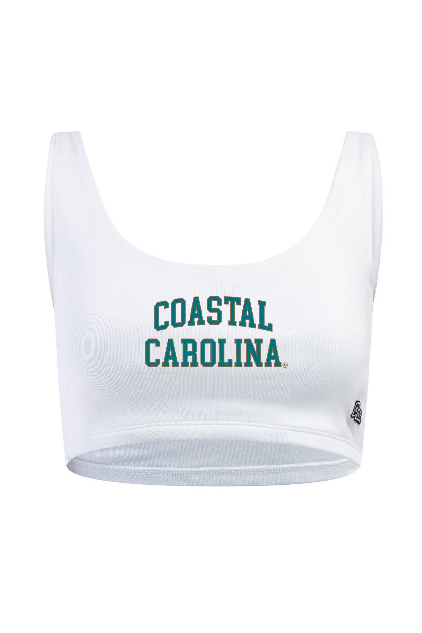 Coastal Carolina University Scoop Neck Crop Top
