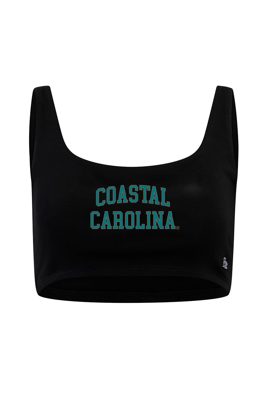 Coastal Carolina University Scoop Neck Crop Top