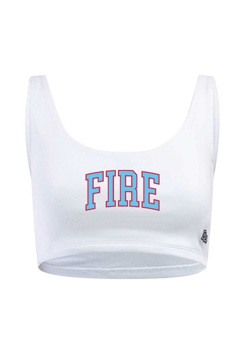 Chicago Fire FC Scoop Neck Crop Top