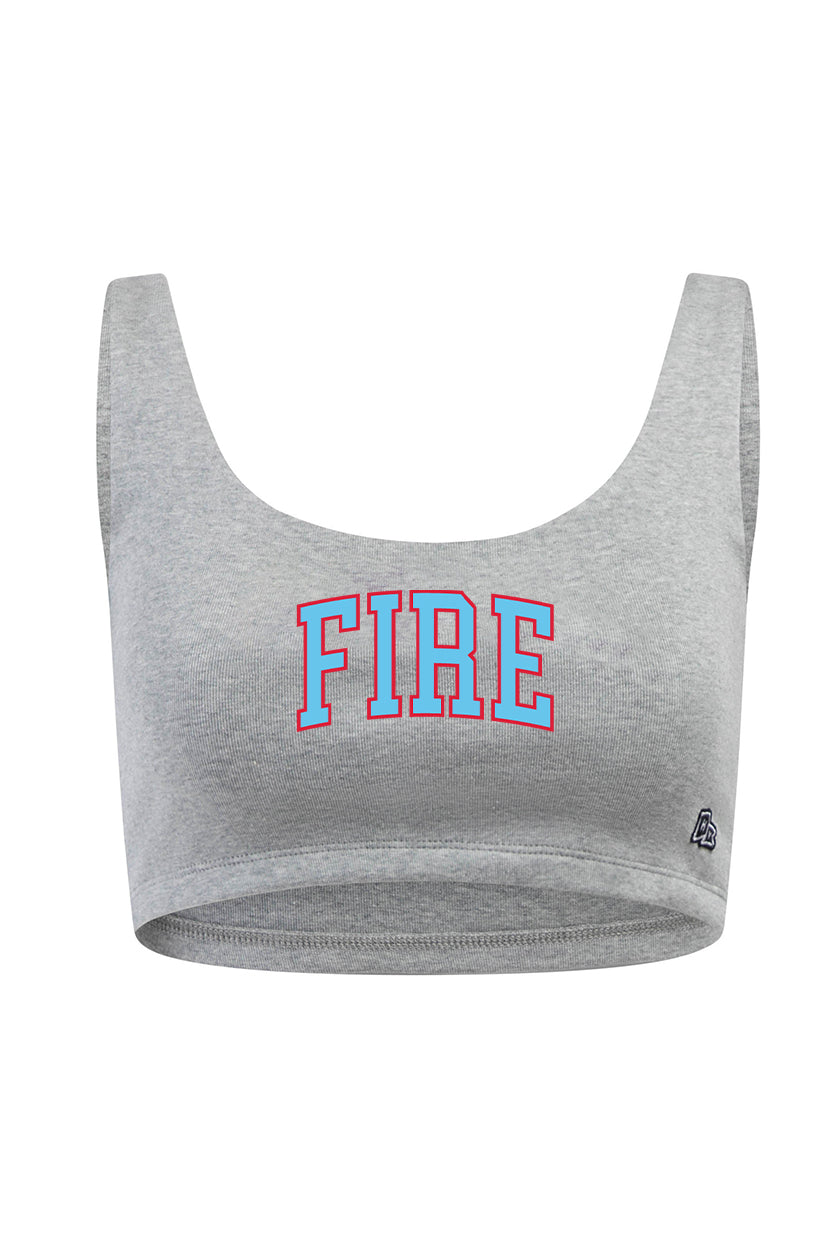 Chicago Fire FC Scoop Neck Crop Top