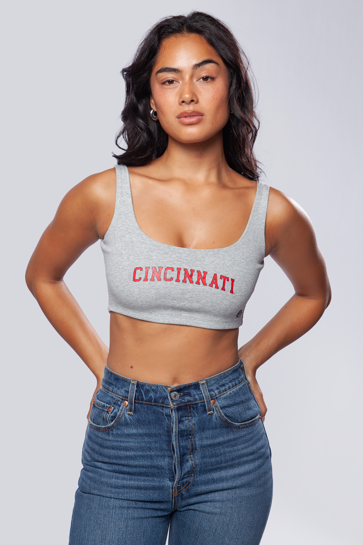 Cincinnati Scoop Neck Crop Top
