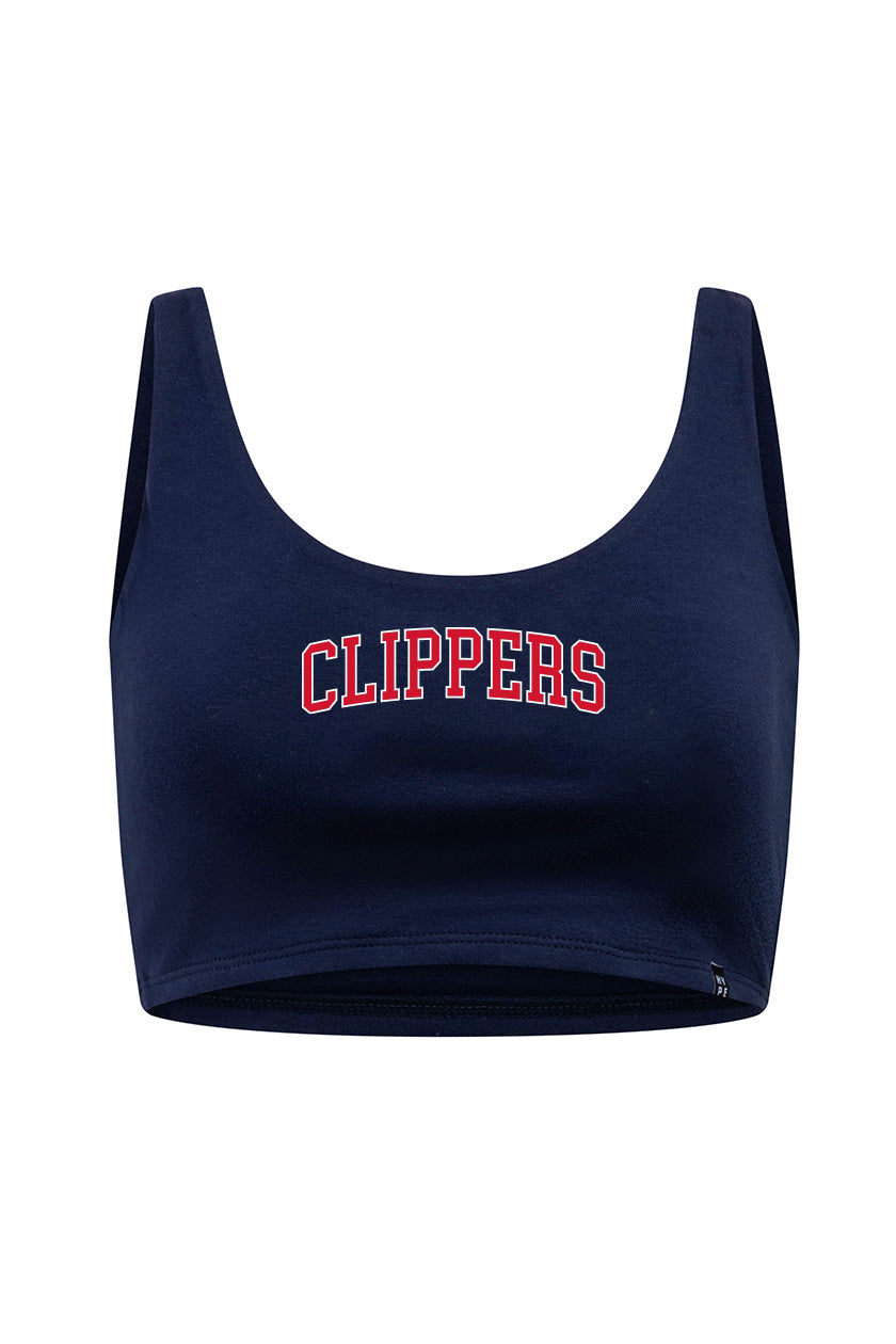 Los Angeles Clippers Scoop Neck Crop Top