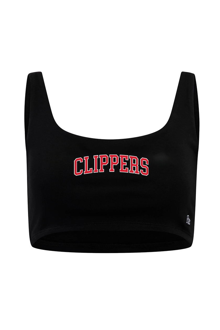 Los Angeles Clippers Scoop Neck Crop Top