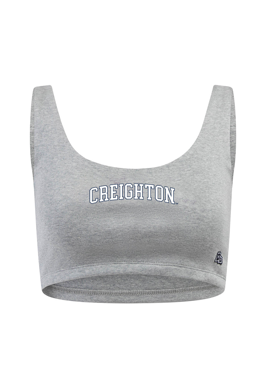 Creighton University Scoop Neck Crop Top
