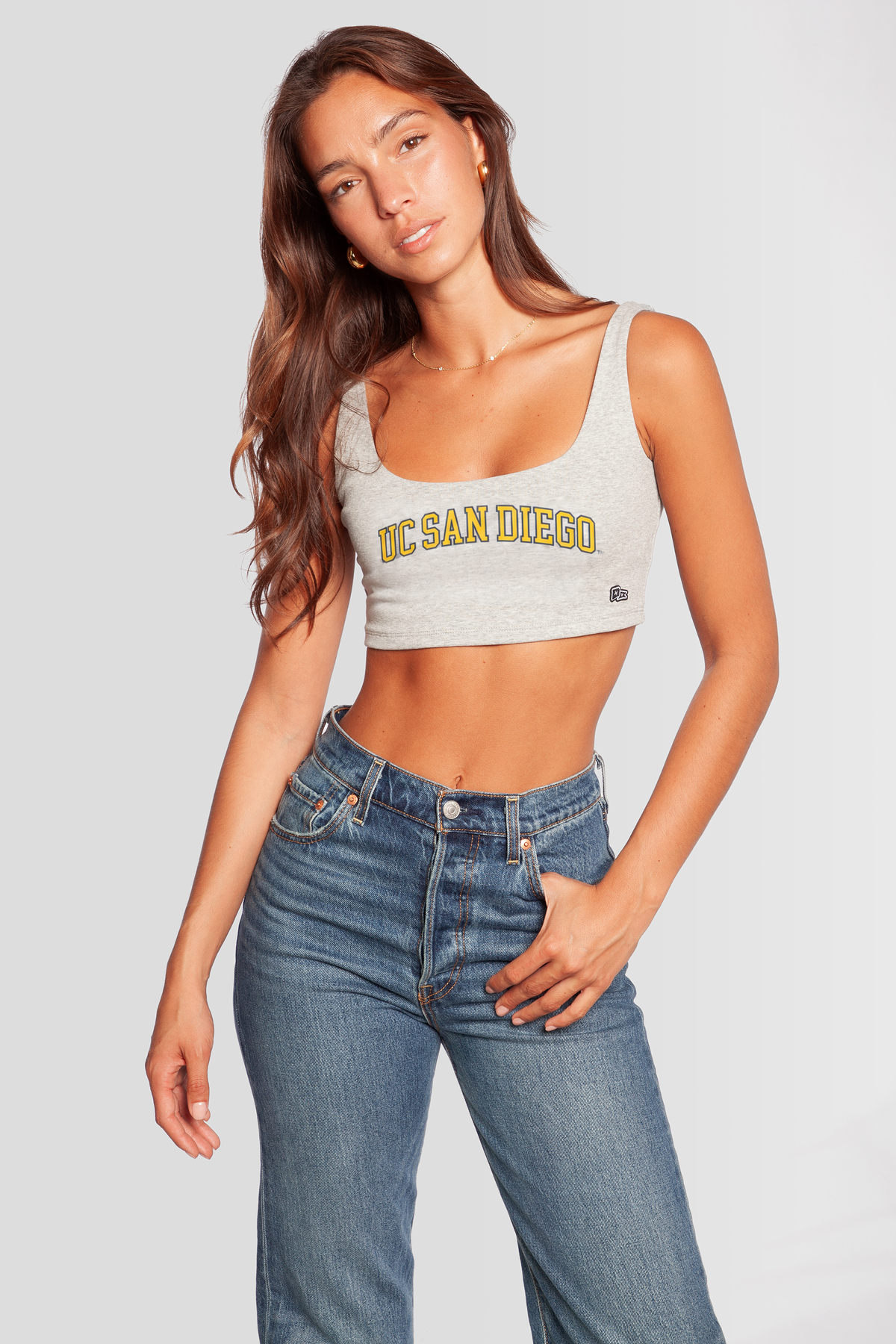 UCSD Scoop Neck Crop Top