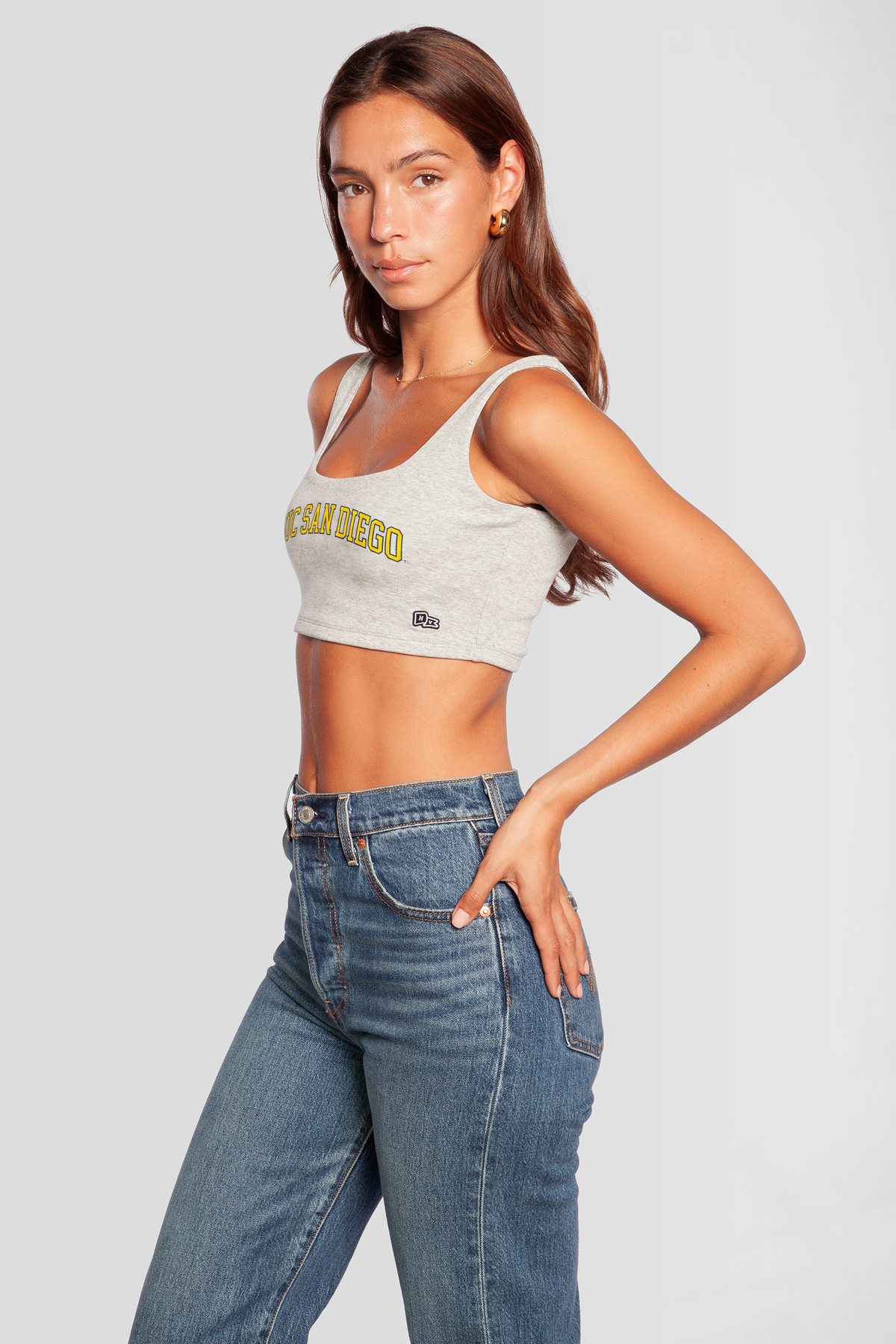 UCSD Scoop Neck Crop Top