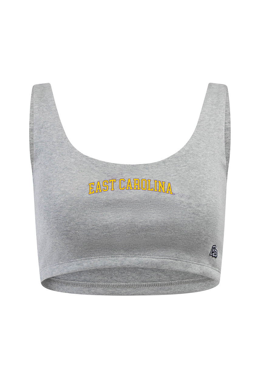 East Carolina University Scoop Neck Crop Top