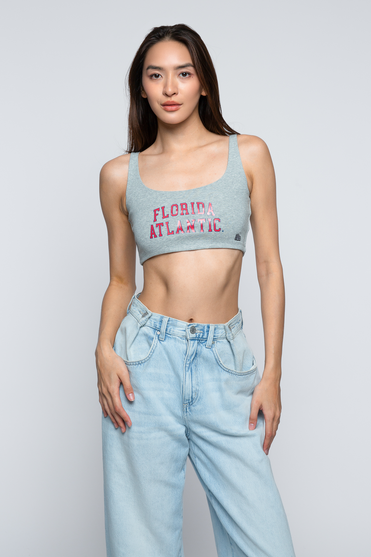 Florida Atlantic Scoop Neck Crop Top